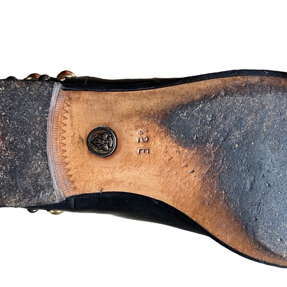 GUCCI Babouska Studded Knee High Tall Leather Boots - Picture 11 of 16